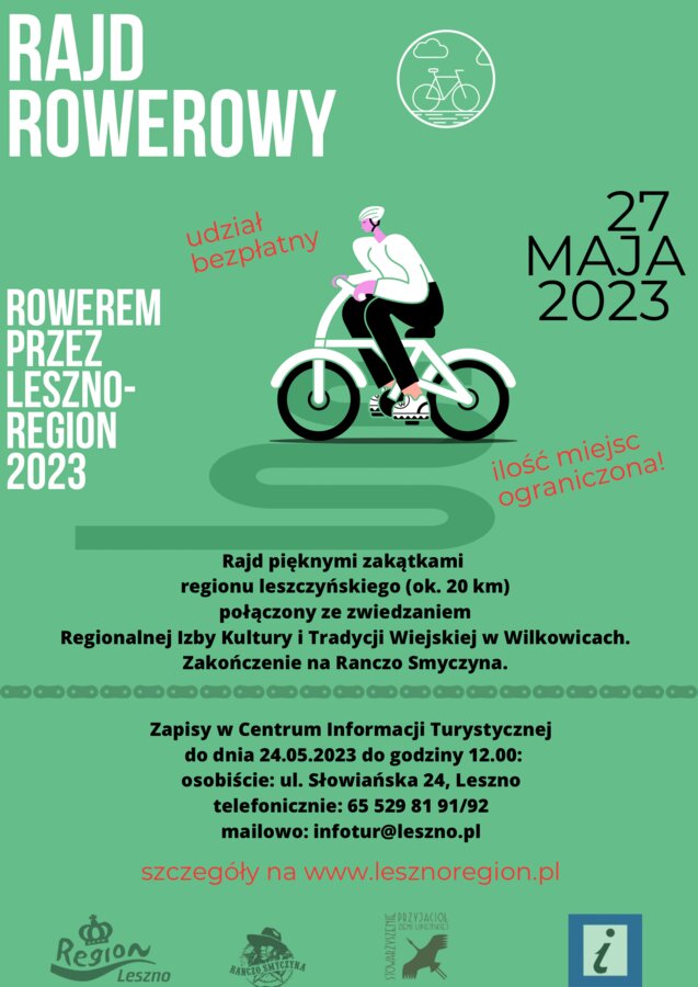 Rajd Rowerowy Rowerem przez Leszno Region 2023