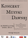 Koncert Muzyki Dawnej - PSM im. R. Maciejewskiego w Lesznie