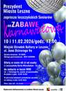 Zabawa Karnawałowa dla Leszczyńskich Seniorów